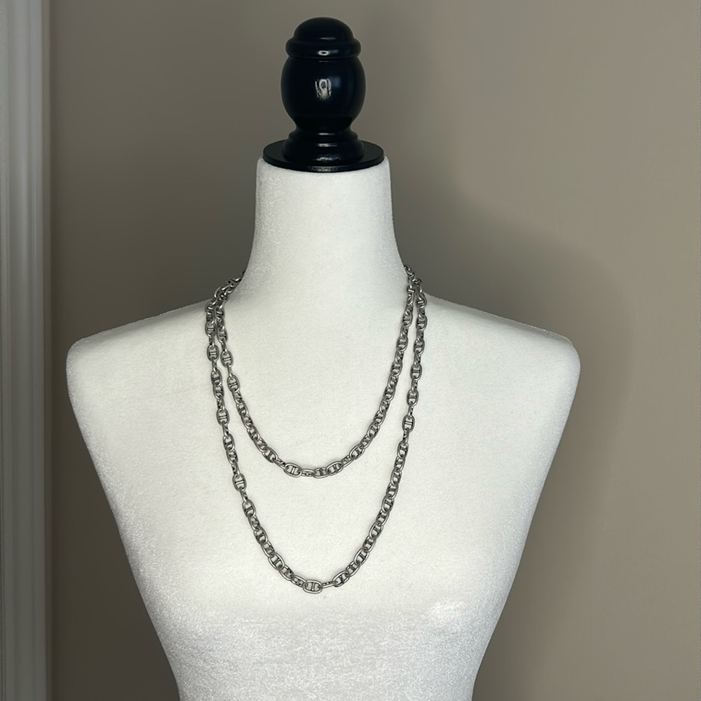 Stella & Dot Versatile Chain - Silver Purse Clutch Chain Strap, necklace…